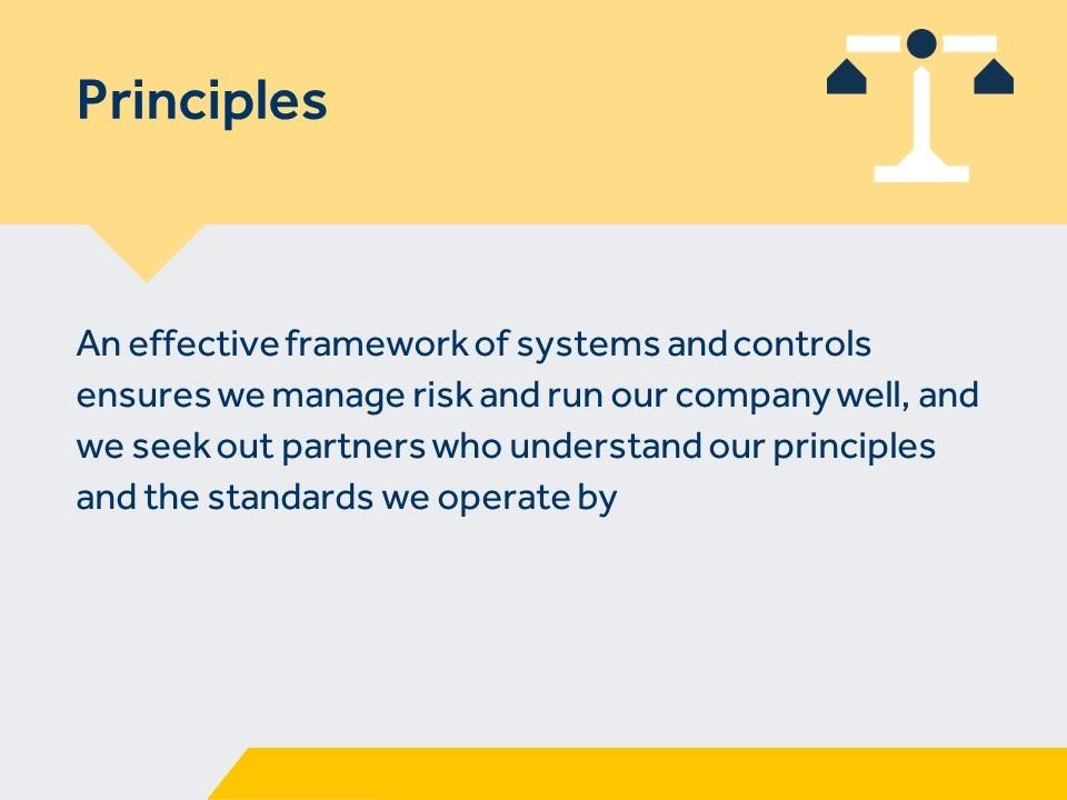 Keller's four Ps: Principles